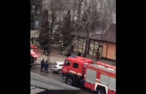 Пожежа біля пожежної частини? (ВІДЕО) Пожежа біля пожежної частини? (ВІДЕО)