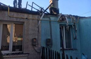 У Благодатному горів житловий будинок. ФОТО У Благодатному горів житловий будинок. ФОТО