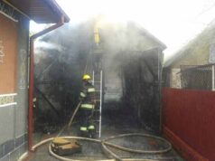 У приватному гаражі згоріло авто У приватному гаражі згоріло авто