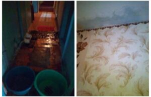 Дах нововолинської багатоповерхівки, у якій мешкає учасник АТО, досі протікає Дах нововолинської багатоповерхівки