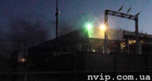 Пожежа на ливарному заводі: горить трансформатор (відео) Пожежа на ливарному заводі: горить трансформатор (відео)