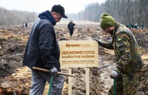 Працівники Кроноспану висадили на території Володимирського лісництва 16 тисяч дерев Працівники Кроноспану висадили на території Володимирського лісництва 16 тисяч дерев