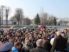 Шахтарі мітингували під міськрадою і знову перекрили дорогу Шахтарі мітингували під міськрадою і знову перекрили дорогу