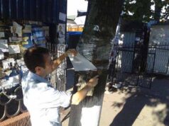 Агітацію, розміщену поза тумбами – усунуто Агітацію