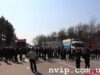 Гірники перекрили дорогу перед мостом через Західний Буг Гірники перекрили дорогу перед мостом через Західний Буг