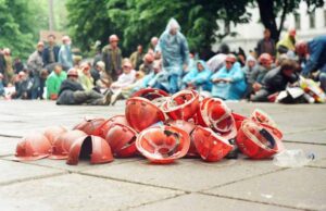 На шахті № 9 оголосили страйк На шахті № 9 оголосили страйк