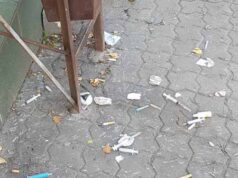 У самому центрі міста знайшли купу шприців У самому центрі міста знайшли купу шприців