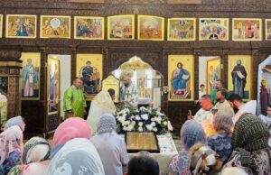 У храмі святих Кирила та Мефодія провів літургію єпископ Михаїл У храмі святих Кирила та Мефодія провів літургію єпископ Михаїл