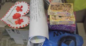 Дитячі валентинки й подарунки рушили на схід Дитячі валентинки й подарунки рушили на схід