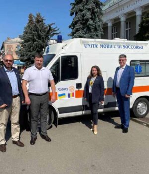 Партнери з Rotary Club Kyiv - Balzac вже вдруге передали місту автомобіль швидкої допомоги