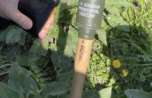 Предмет, схожий на гранату знайшли в одному з дворів в Центрі Нововолинська Предмет