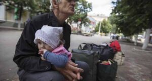 Чоловіки-біженці, які приїхали на Волинь із Сходу, – переважно пенсіонери Чоловіки-біженці