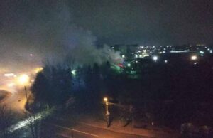 У Луцьку горів сервісний Центр МВС. (ВІДЕО) У Луцьку горів сервісний Центр МВС. (ВІДЕО)