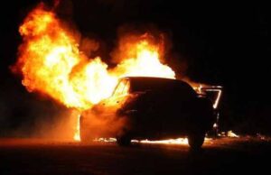 У Благодатному вночі горів автомобіль У Благодатному вночі горів автомобіль