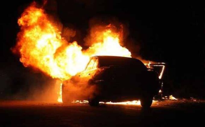 У Благодатному вночі горів автомобіль У Благодатному вночі горів автомобіль