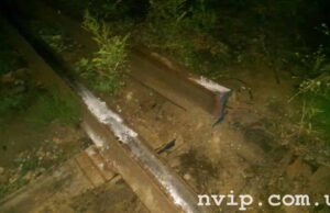 Біля 4 шахти вкрали 25 метрів колії (ФОТО, ВІДЕО) Біля 4 шахти вкрали 25 метрів колії (ФОТО
