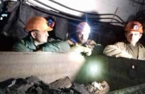 Гірника, який протестував під землею, доправлено до лікарні Гірника