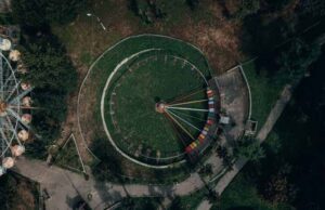 Парк атракціонів у Нововолинську показали з висоти пташиного польоту Парк атракціонів у Нововолинську показали з висоти пташиного польоту