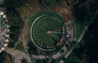 Парк атракціонів у Нововолинську показали з висоти пташиного польоту Парк атракціонів у Нововолинську показали з висоти пташиного польоту