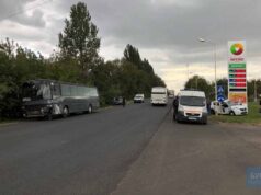 На вулиці Луцькій легковик зіткнувся з автобусом На вулиці Луцькій легковик зіткнувся з автобусом