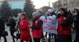 Свічкова хода в День боротьби зі СНІДом Свічкова хода в День боротьби зі СНІДом