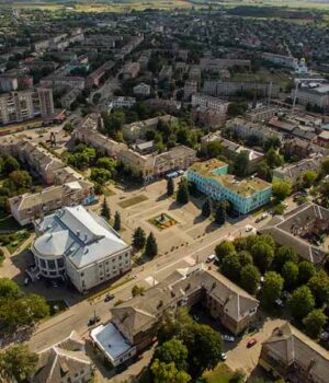 Літній Нововолинськ показали з висоти пташиного польоту. ВІДЕО