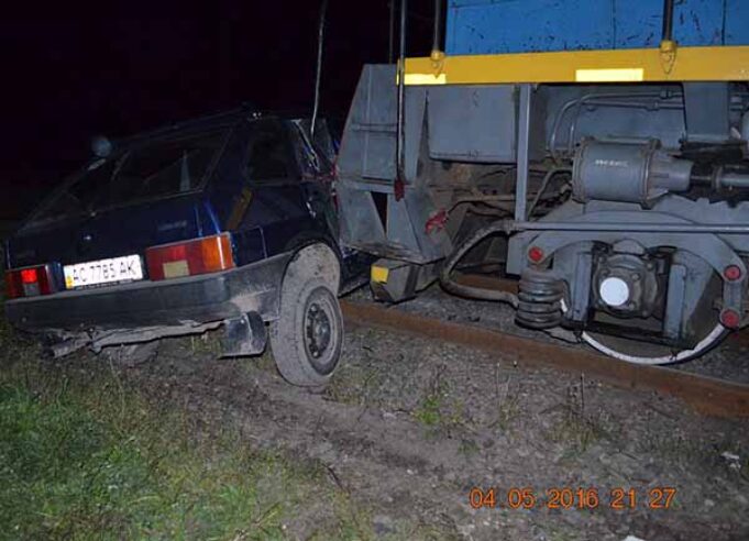 Водій ВАЗ-2109 заїхав під потяг в районі 4-ї шахти! (Фото, відео) Водій ВАЗ-2109 заїхав під потяг в районі 4-ї шахти! (Фото