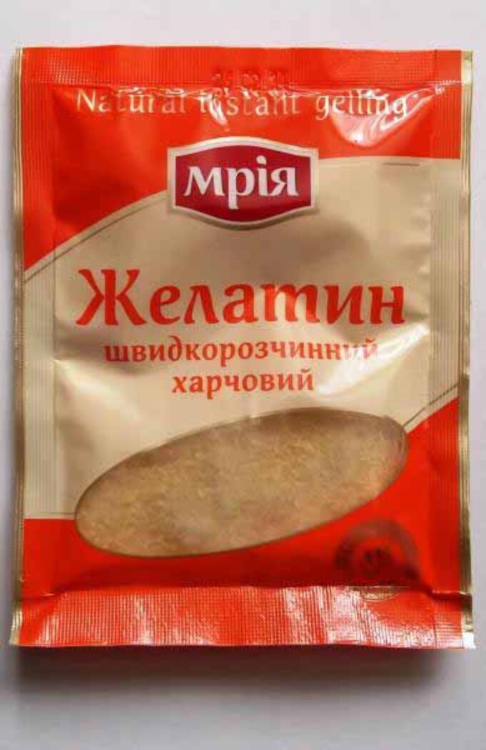 Желатин український, панове! Желатин український