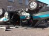 ДТП на перехресті вулиць Кобзаря та Миру: від удару перевернулось авто з охоронцями фірми «Арсенал» ДТП на перехресті вулиць Кобзаря та Миру: від удару перевернулось авто з охоронцями фірми «Арсенал»