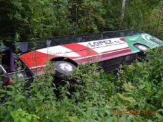 Поблизу Литовежа автобус наїхав на легковий автомобіль, троє людей загинули! Поблизу Литовежа автобус наїхав на легковий автомобіль