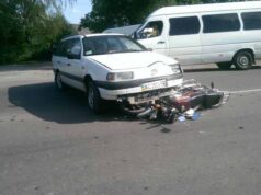 ДТП на об’їздній: легковик здійснив наїзд на скутер (відео) ДТП на об'їздній: легковик здійснив наїзд на скутер (відео)