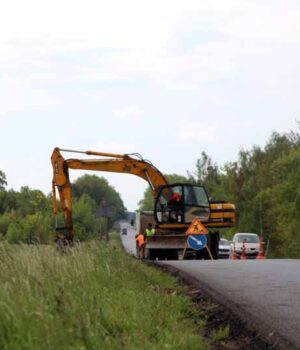 Відремонтована дорога Литовеж-Нововолинськ з висоти пташиного польоту. ВІДЕО