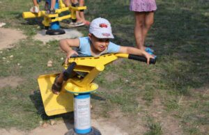 У Благодатному відкрили майданчик з вуличними тренажерами У Благодатному відкрили майданчик з вуличними тренажерами