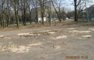 Торнадо над парком у Нововолинську Торнадо над парком у Нововолинську