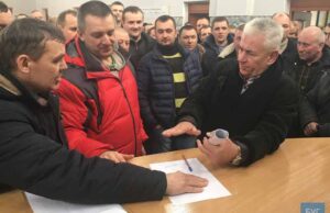 Директор Рудець написав заяву про звільнення, – колектив шахти №9 відстоює право на роботу копальні Директор Рудець написав заяву про звільнення