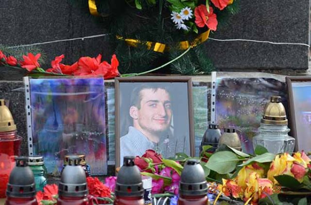 Прощання у Нововолинську з Героєм Євромайдану — Сергієм Байдовським! Прощання у Нововолинську з Героєм Євромайдану — Сергієм Байдовським!