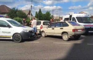 На перехресті Дружби та об’їзної Нововолинська потрійна ДТП! Є потерпілі! Другий етап Чемпіонату України з автослалому (фоторепортаж)