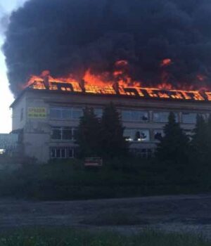 У селі Заріччя горить ресторан. ВІДЕО