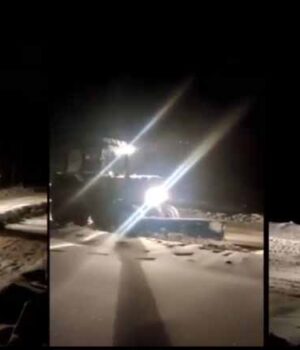 Вночі у Нововолинській громаді комунальники чистили дороги (ВІДЕО)