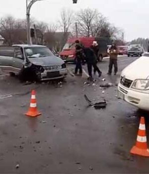 ДТП на перехресті Маяковського та об'їздної Нововолинська