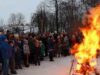 Морену спалено: у Нововолинську зустрічали весну Морену спалено: у Нововолинську зустрічали весну