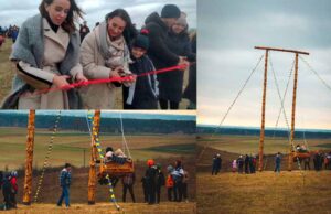 У Поромові найвища гойдалка! Буде рекорд України? У Поромові найвища гойдалка! Буде рекорд України?