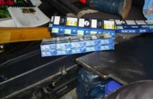 Через 100 пачок контрабандних цигарок на Устилузі вилучили автомобіль Через 100 пачок контрабандних цигарок на Устилузі вилучили автомобіль