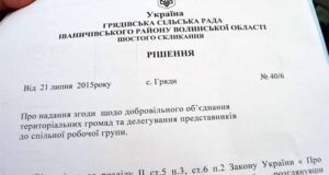 Села пристали на пропозицію приєднання до Нововолинська Села пристали на пропозицію приєднання до Нововолинська