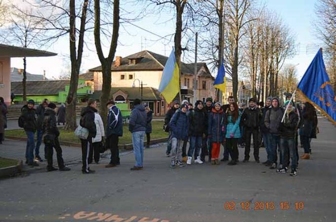 Студентський #Євромітинг у Нововолинську Студентський #Євромітинг у Нововолинську
