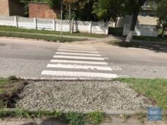 У Нововолинську облаштовують підхід до «зебри» У Нововолинську облаштовують підхід до «зебри»