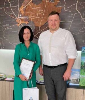 Мер міста подякував директорці ТзОВ «Волинська фабрика гофротари» за волонтерство
