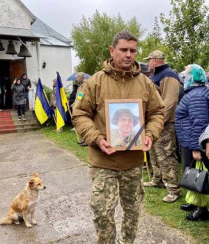 Сьогодні попрощалися з двома мужніми воїнами Олександром Герасимчуком та Сергієм Андросовим