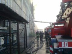 Пожежа на деревообробному комбінаті! Пожежа на деревообробному комбінаті!