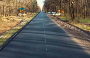 Дорожники показали з висоти відремонтовану дорогу до Шацьких озер Дорожники показали з висоти відремонтовану дорогу до Шацьких озер